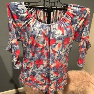 Adele & May Floral 3/4 Top